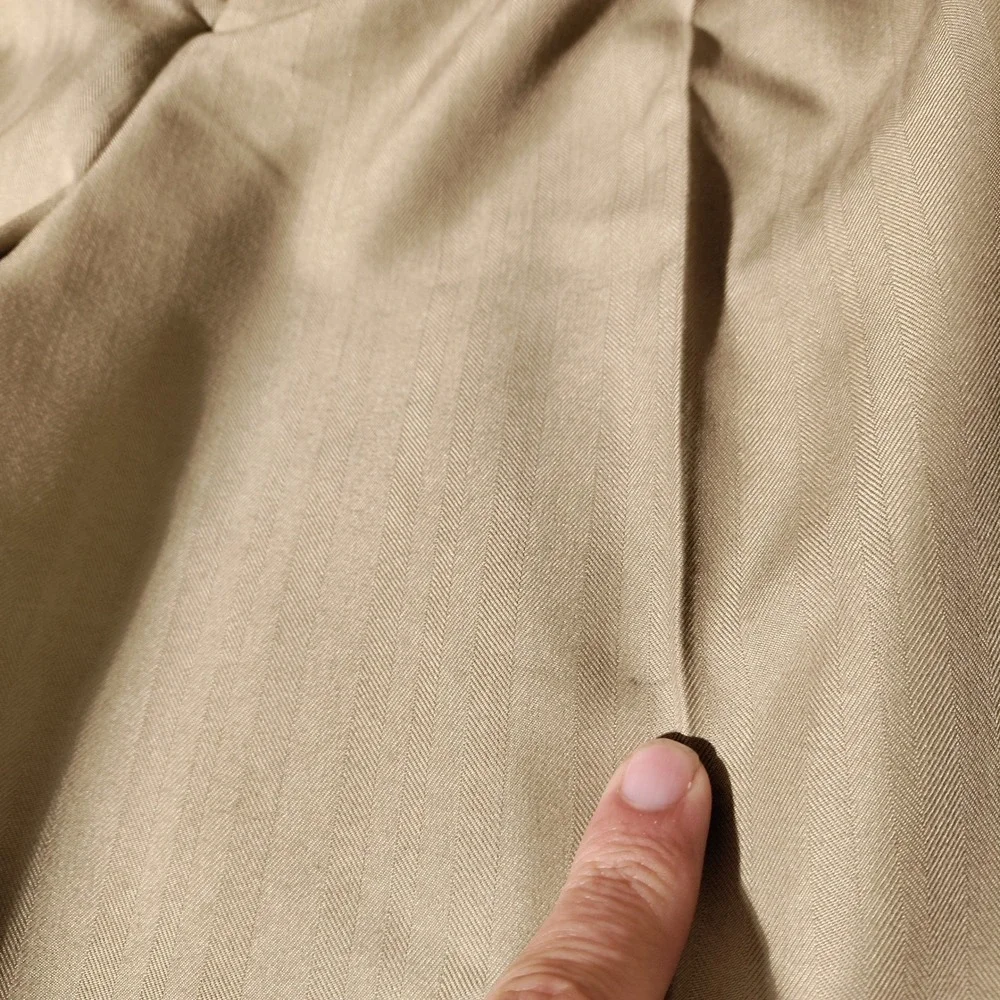 Caribbean Joe 34x34 (33x34.5 Actual) Pleated Dress Pants Khaki Tan Cuffed NWT